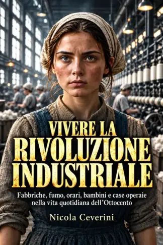 Copertina dell'ebook Vivere la rivoluzione industriale: Fabbriche, fumo, orari, bambini e case operaie nella vita quotidiana dell'Ottocento
