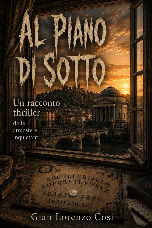 Copertina dell'ebook Al piano di sotto: Un racconto thriller dalle atmosfere inquietanti