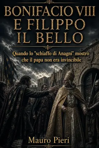Copertina dell'ebook Bonifacio VIII e Filippo il Bello: quando lo "schiaffo di Anagni" mostrò che il papa non era invincibile (Il Medioevo in conflitto - Storie di potere, fede e guerra nell'Europa medievale)