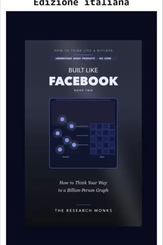 Copertina dell'ebook Costruito come Facebook (Come pensare come un costruttore)