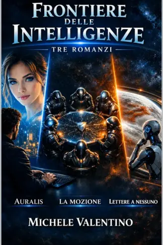 Copertina dell'ebook Frontiere delle Intelligenze: Tre romanzi brevi di fantascienza
