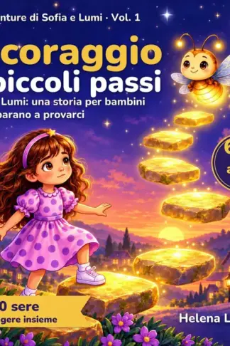 Copertina dell'ebook Il coraggio a piccoli passi: Sofia e Lumi: una storia per bambini che imparano a provarci (Le avventure di Sofia e Lumi Vol. 1)