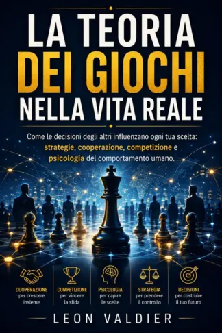 Copertina dell'ebook La teoria dei giochi nella vita reale: Come le decisioni degli altri influenzano ogni tua scelta: strategie, cooperazione, competizione e psicologia del comportamento umano