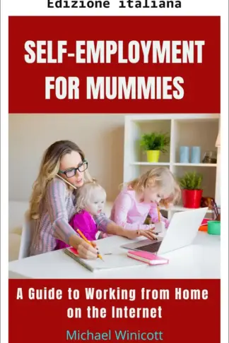 Copertina dell'ebook Lavoro autonomo per mamme. Una guida per lavorare da casa su Internet