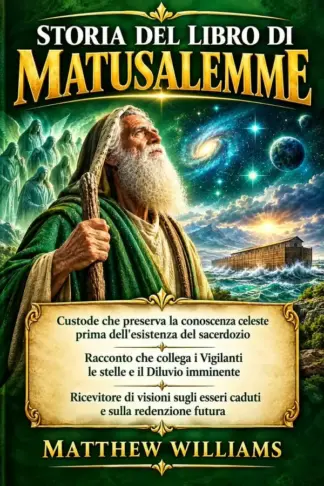 Copertina dell'ebook STORIA DEL LIBRO DI MATUSALEMME: Custode che preserva la conoscenza celeste prima dell'esistenza del sacerdozio Racconto che collega i Vigilanti le stelle e il Diluvio imminente Ricevitore di visioni