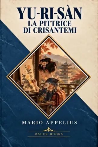 Copertina dell'ebook Yu-Ri-Sàn, la pittrice di crisantemi: Un affascinante ritratto del Giappone tra arte, tradizione e sensibilità